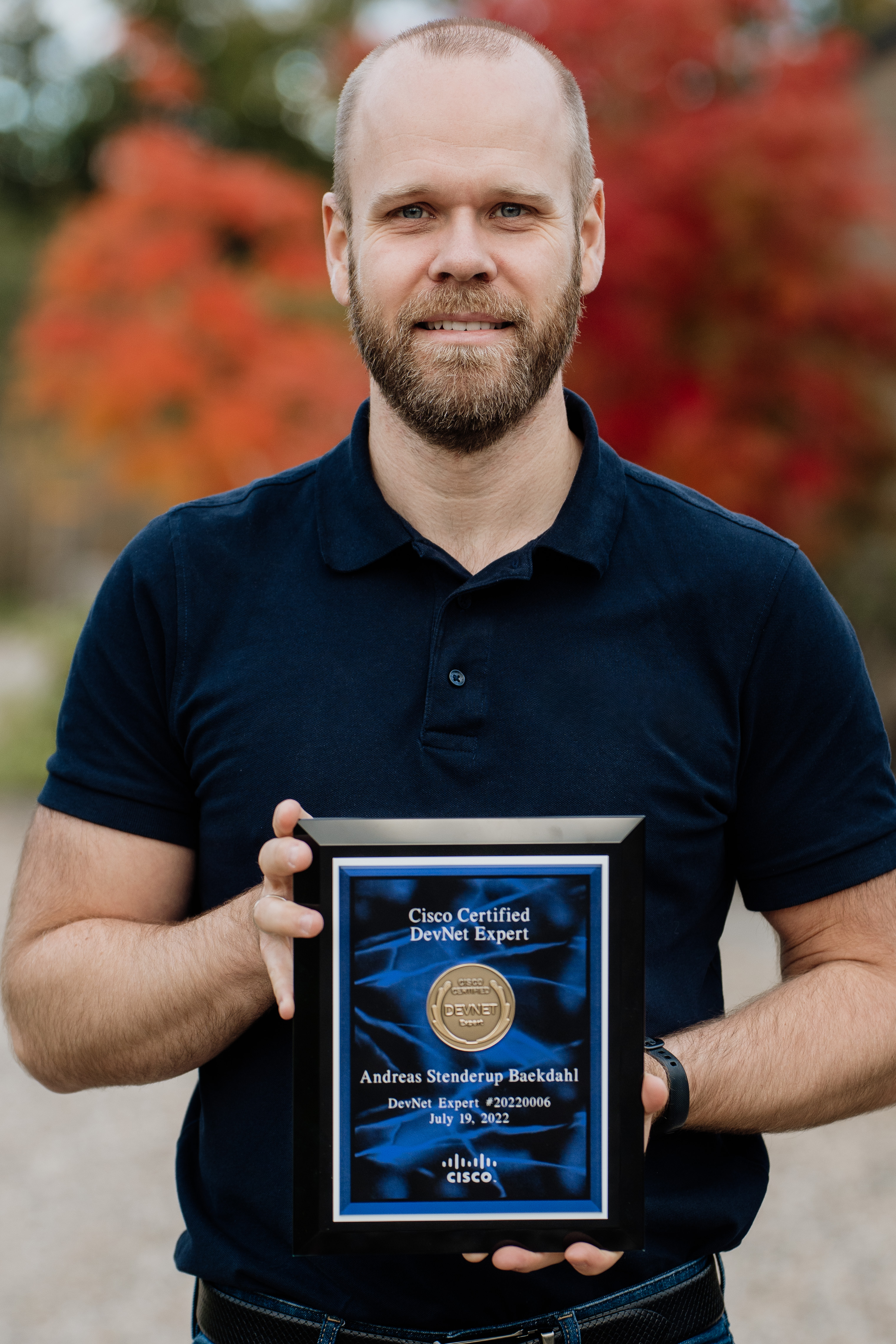 Andreas Baekdahl, the first person in the world to pass the DevNet Expert / CCIE Automation practical lab exam